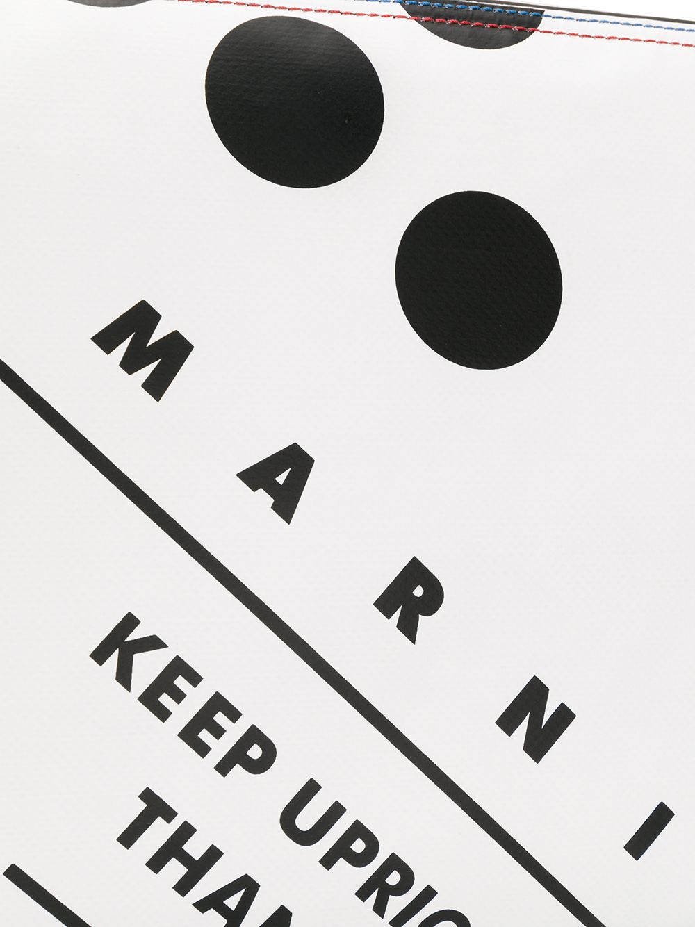 фото Marni клатч с принтом 'Keep Upright'