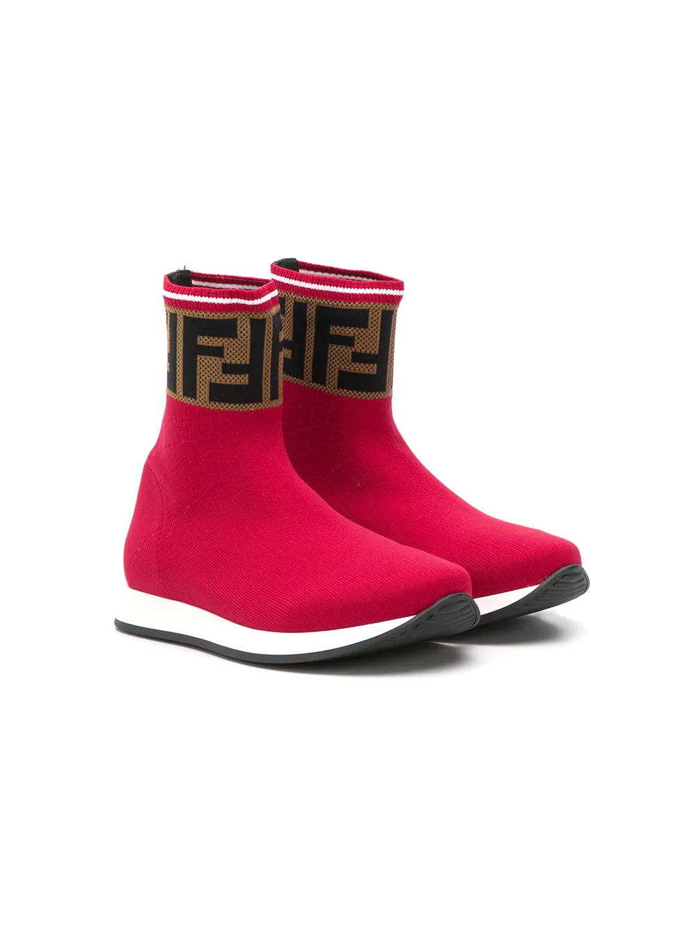 Fendi Kids кроссовки-носки 'FF' Fendi Kids кроссовки-носки 'FF'