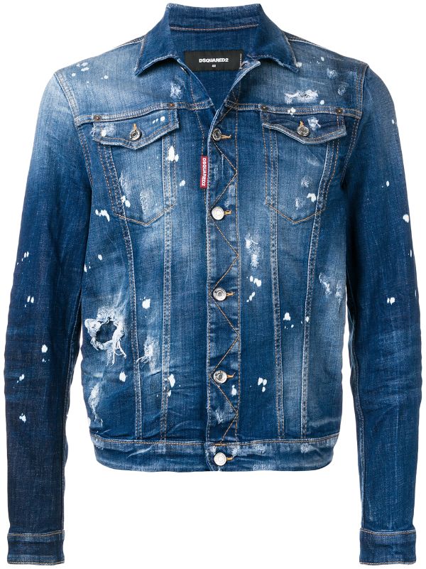 Dsquared2 Fitted Denim Jacket - Farfetch