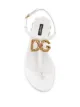 Dolce & Gabbana صندل مسطح بشعار