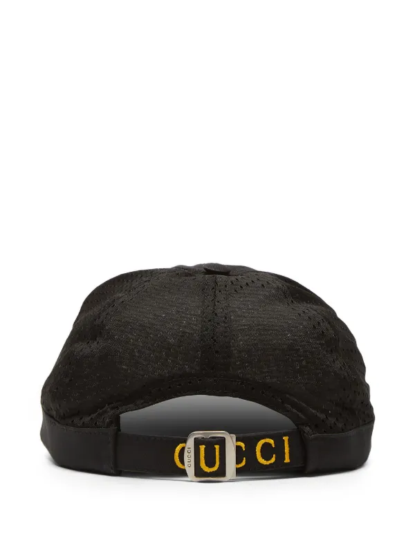 GUCCIキャップ Gucci Cap Com Patch De Coelho | Preto | FARFETCH BR