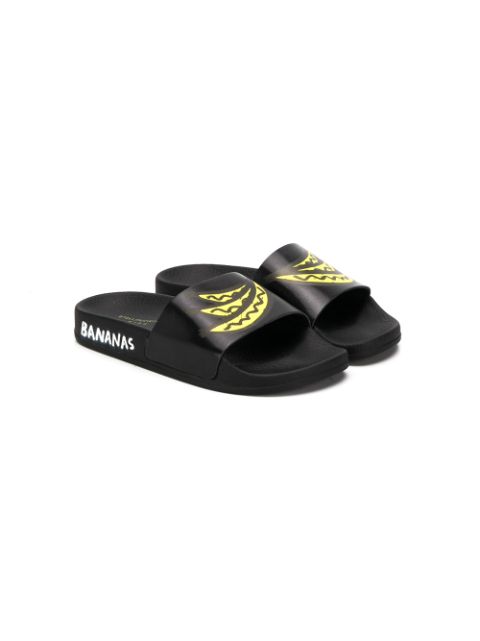 black bananas slippers