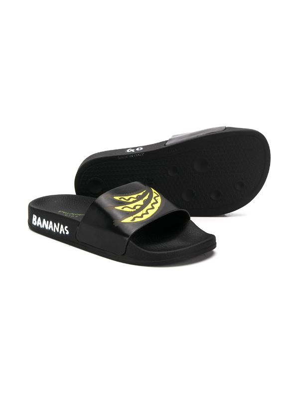 black bananas slippers