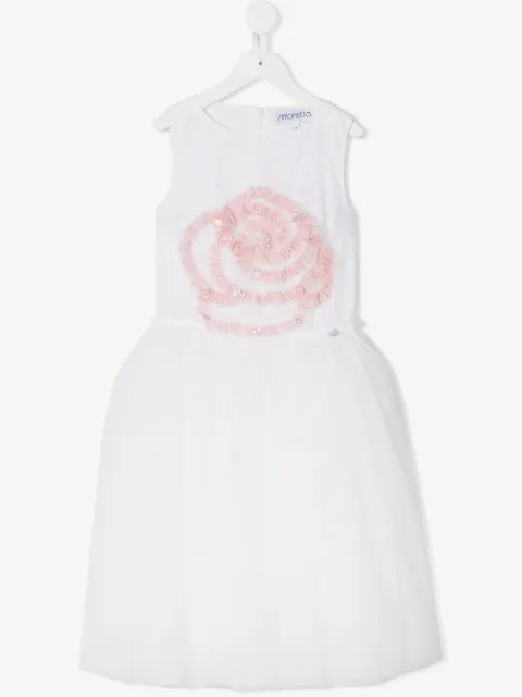 Simonetta Jurk met rozen borduursel