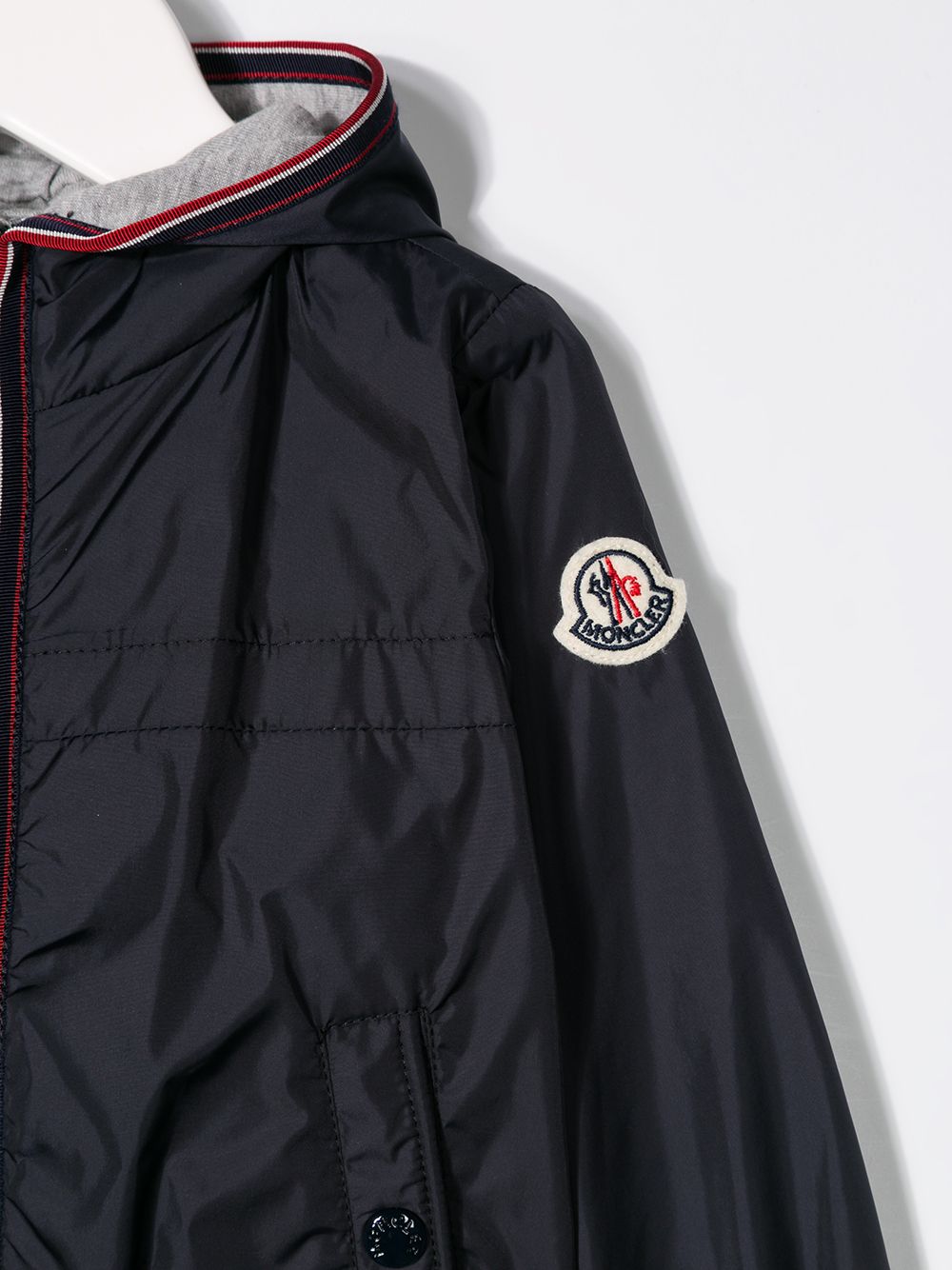 фото Moncler kids классическая непромокаемая куртка