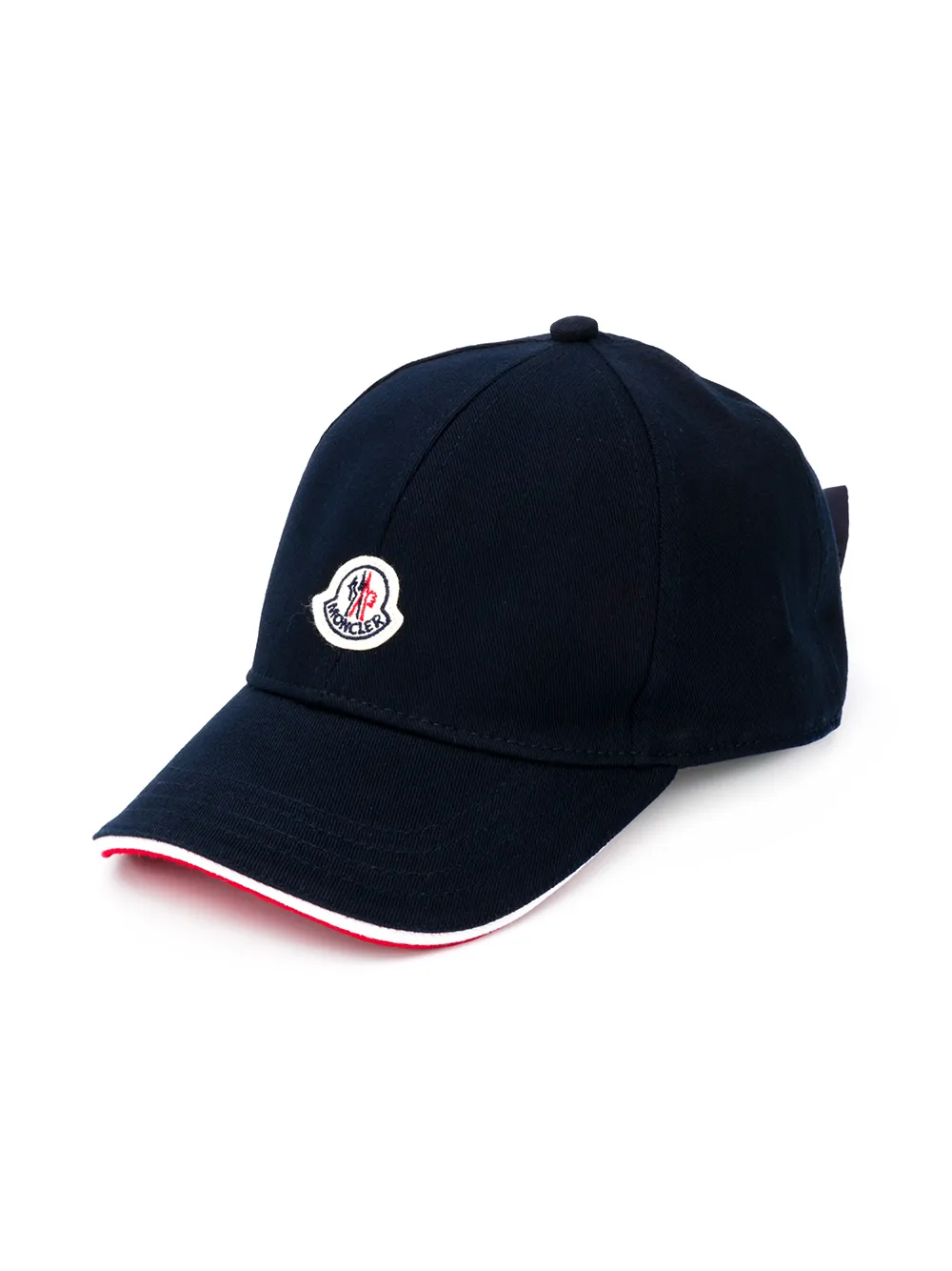 Moncler Kids бейсбольная кепка с нашивкой-логотипом Moncler Kids бейсбольная кепка с нашивкой-логотипом