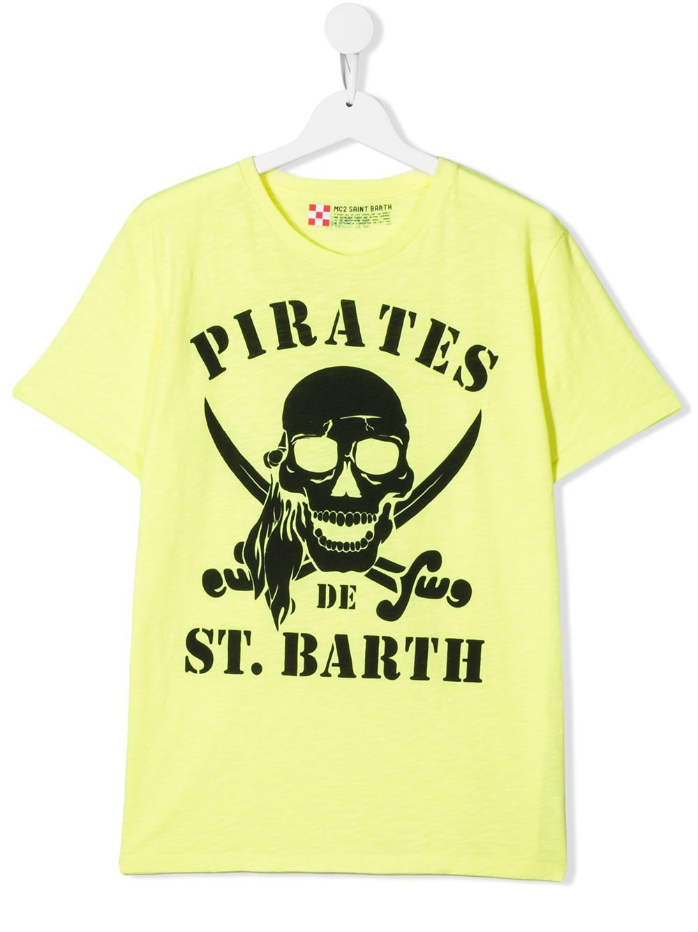 фото Mc2 saint barth kids футболка с принтом 'pirates'
