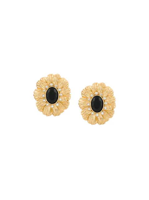 Kenneth Jay Lane 1980s Vintage Flower Earrings Farfetch Kenneth Jay Lane 1980s Vintage Flower Earrings Farfetch