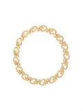 Susan Caplan Vintage 1980s Vintage Elizabeth Taylor Crystal Collar Necklace - Gold