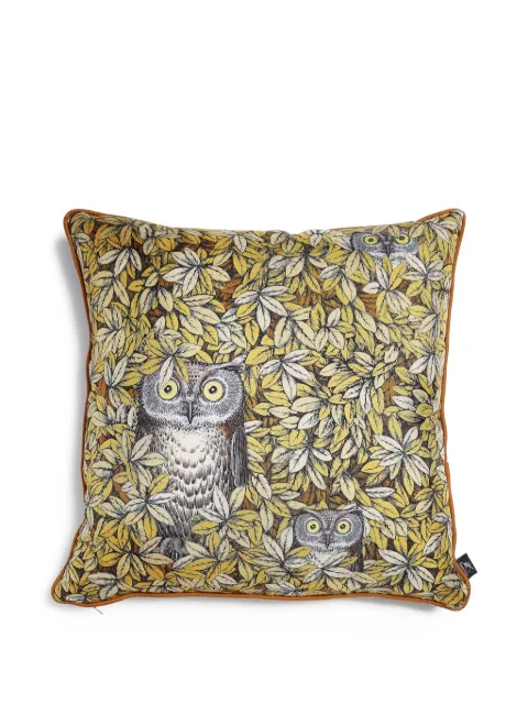 Fornasetti وسادة بطبعة بومة