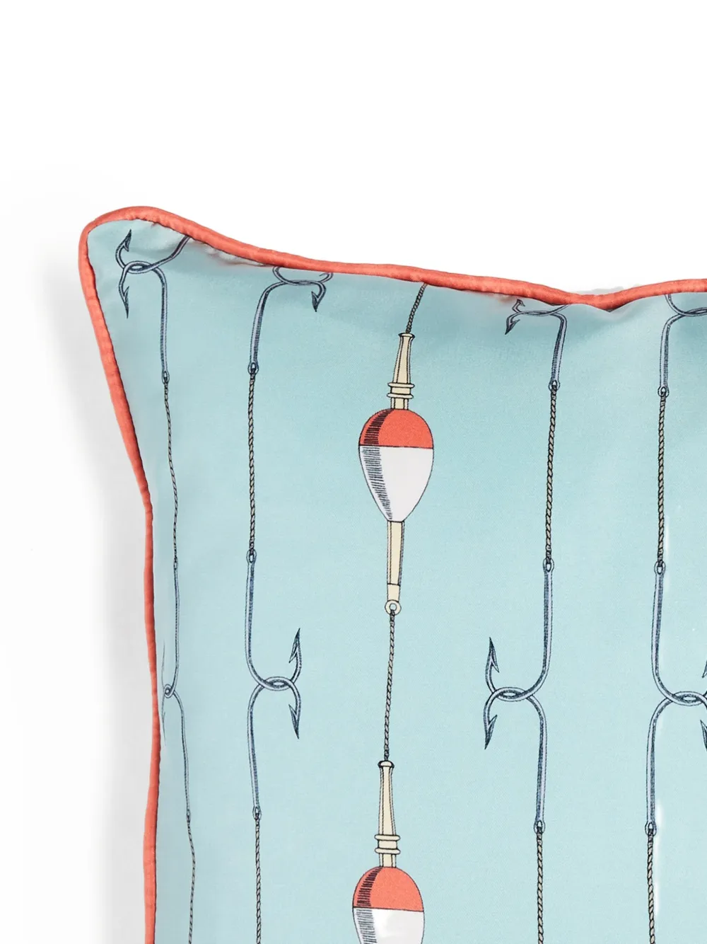  Fornasetti Set De Dos Almohadas Estampadas - Azul 