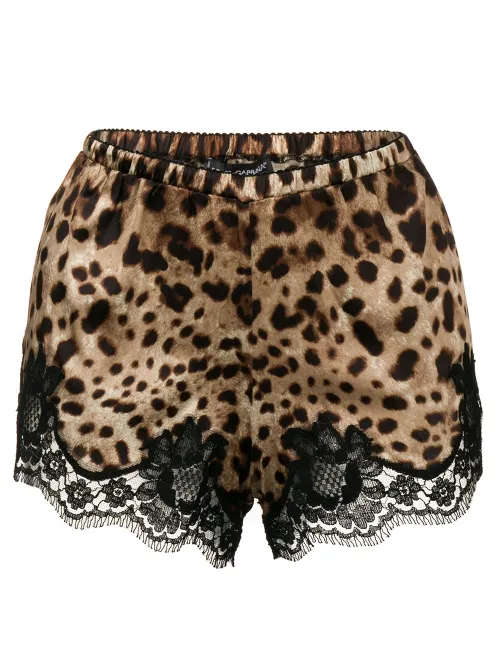 Short de pyjama imprimé léopard - Dolce & Gabbana - Modalova