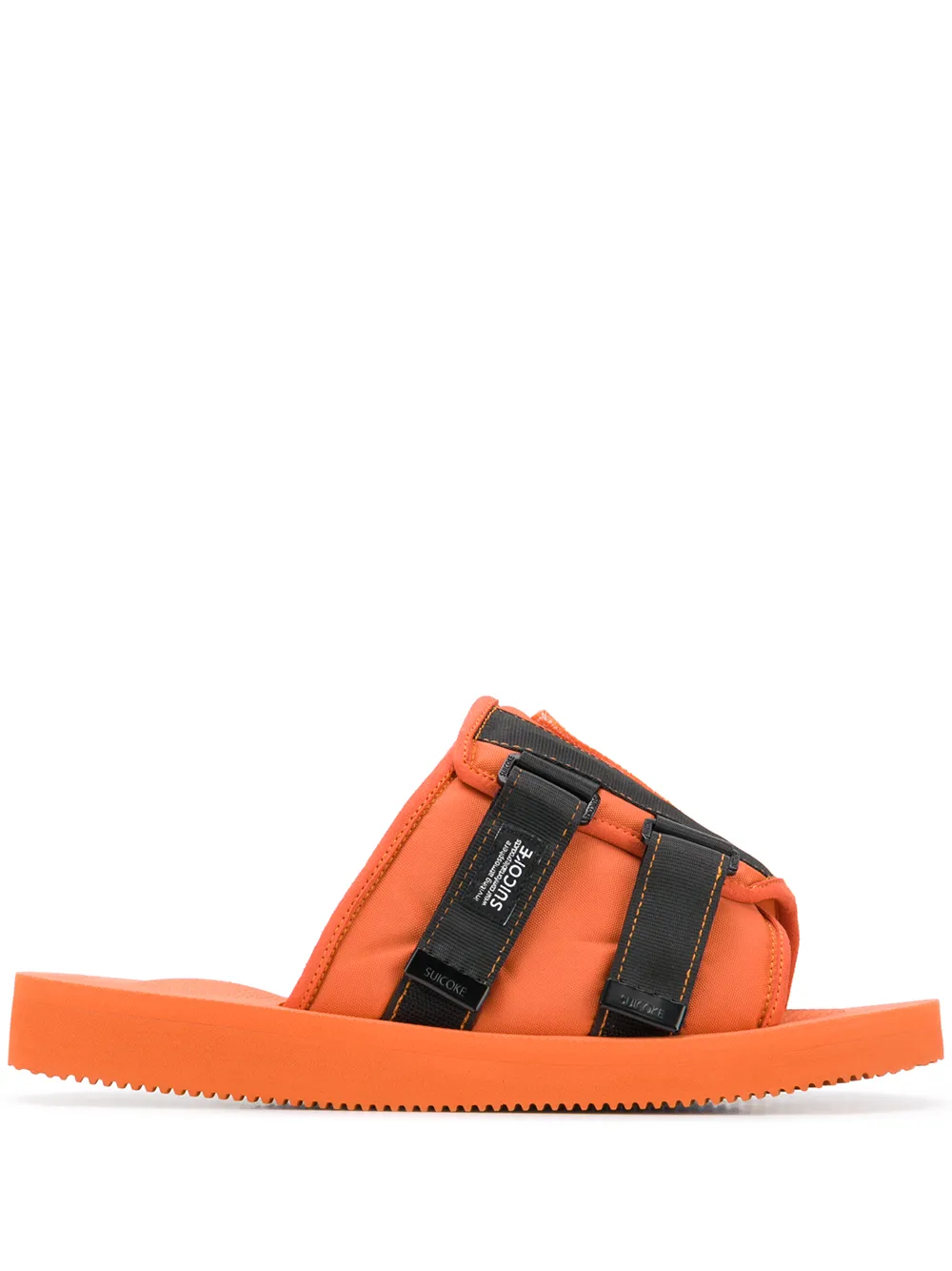 Palm Angels Slippers PALM ANGELS STRAP-EMBELLISHED SLIDES - ORANGE