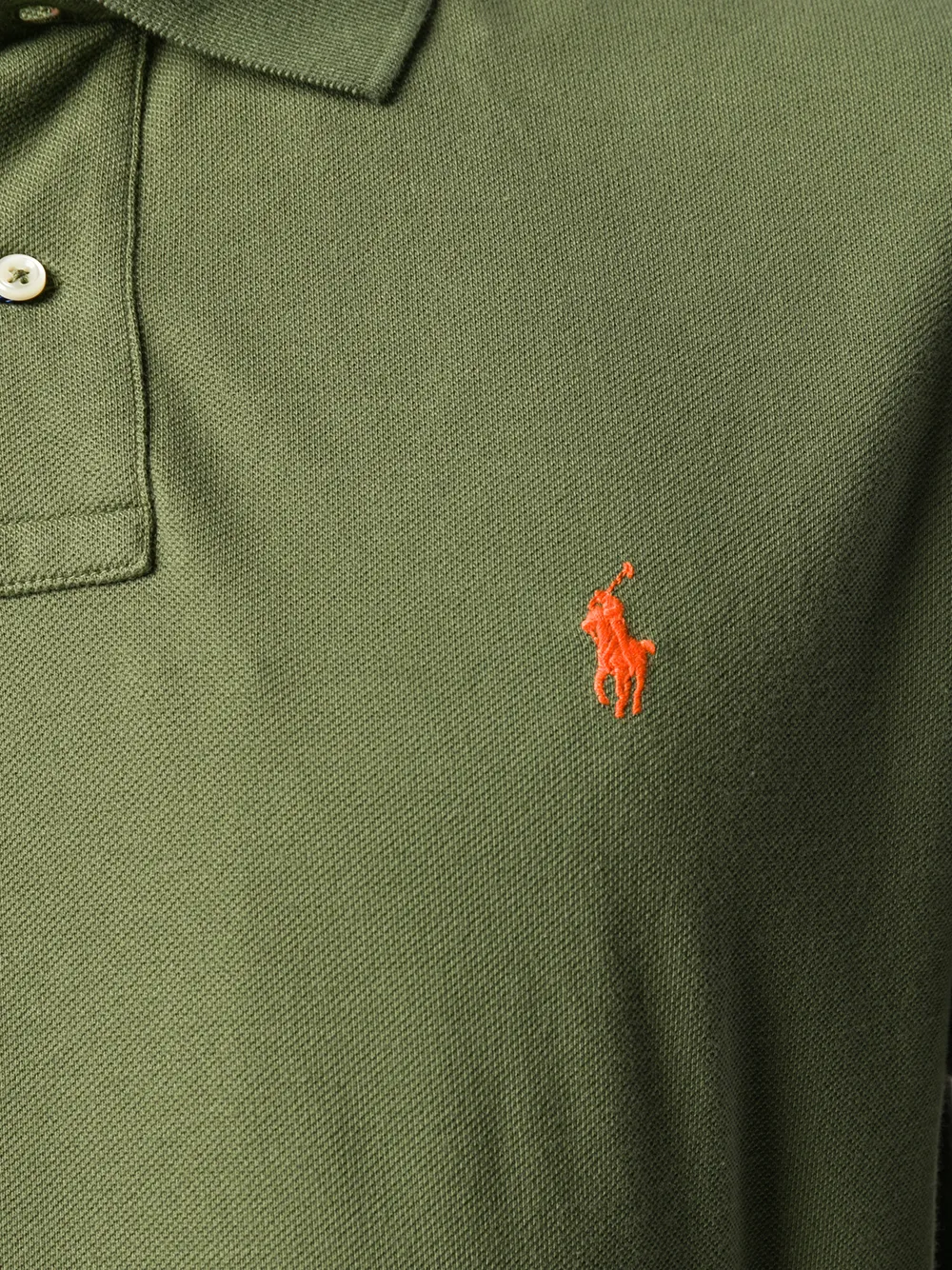 фото Polo ralph lauren рубашка-поло с вышитым логотипом