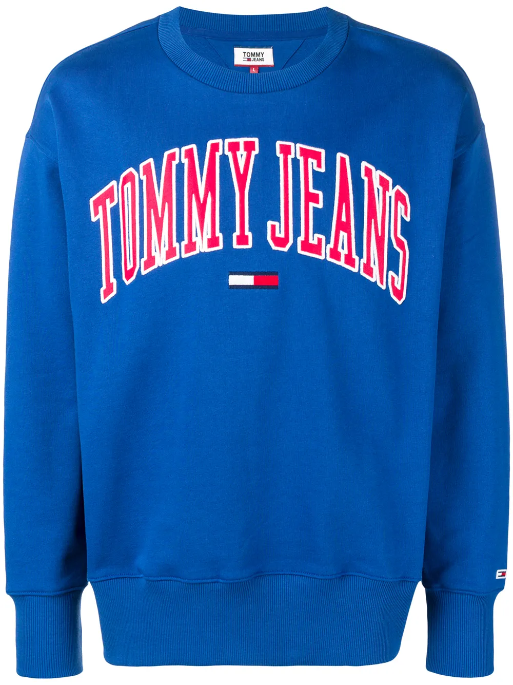 tommy jeans oversized logo sweatshirt