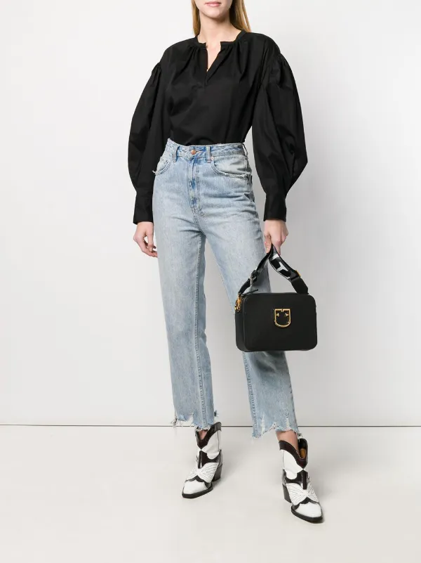 furla brava mini crossbody onyx