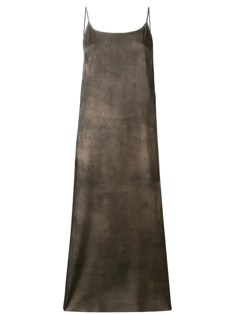 Brown Spaghetti Strap Dress