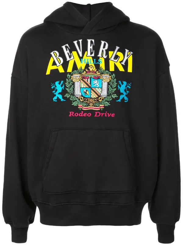 AMIRI Beverly Hills Hoodie Met Borduursel Farfetch Truien voor dames in de uitverkoop AMIRI Farfetch