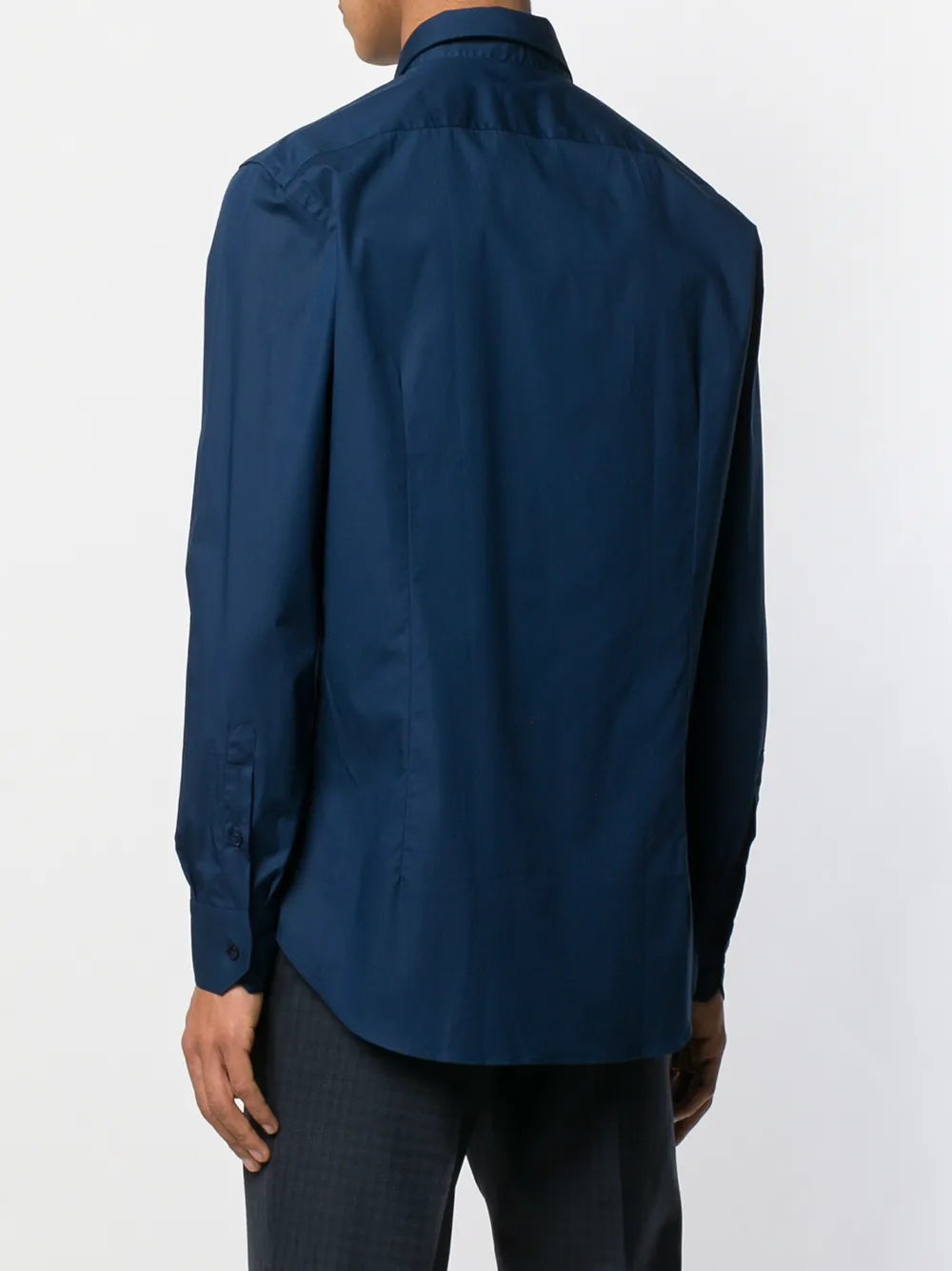 ETRO Effen overhemd Blauw