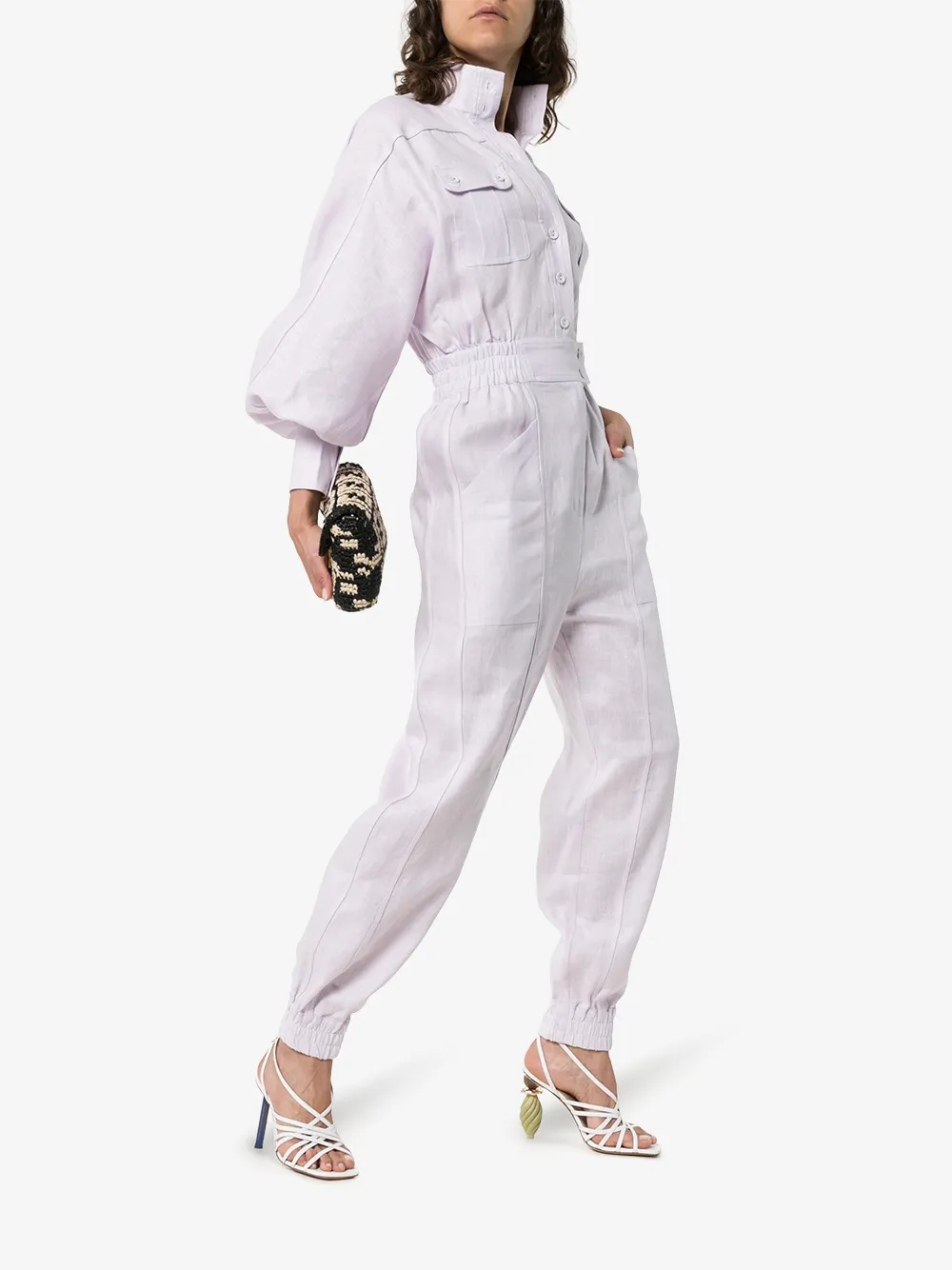 Zimmermann Suits ZIMMERMANN 96 RACER LINEN BOILER SUIT