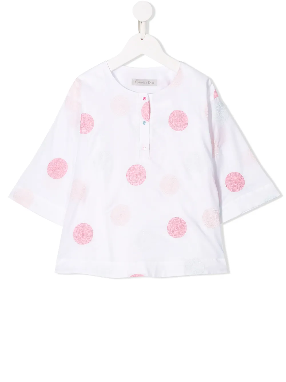Baby Dior Embroidered Blouse Ss19 Farfetch Com