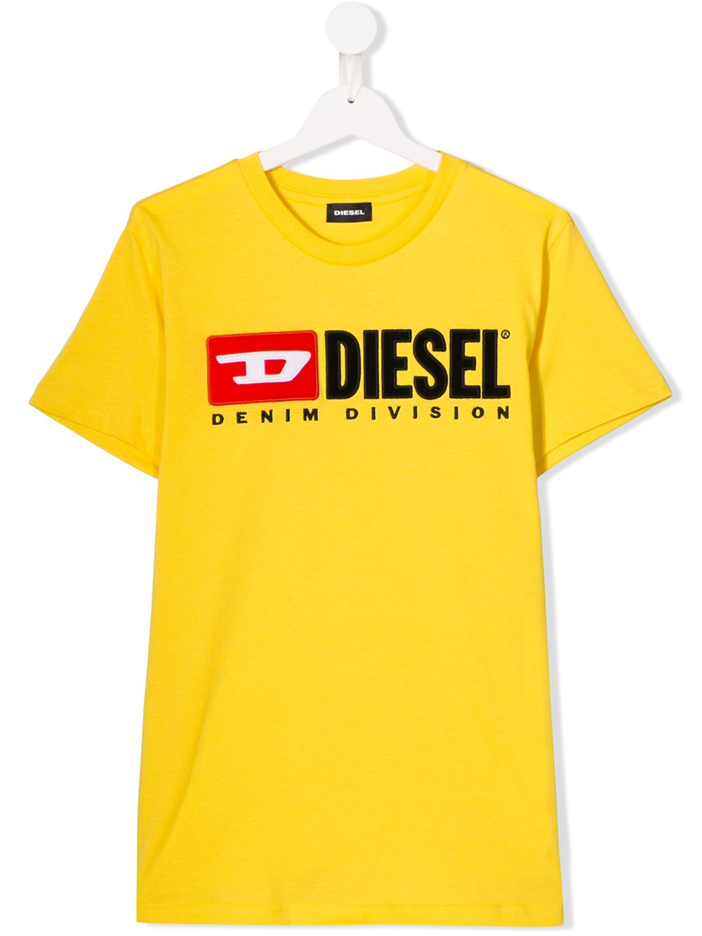 фото Diesel kids футболка с принтом логотипа