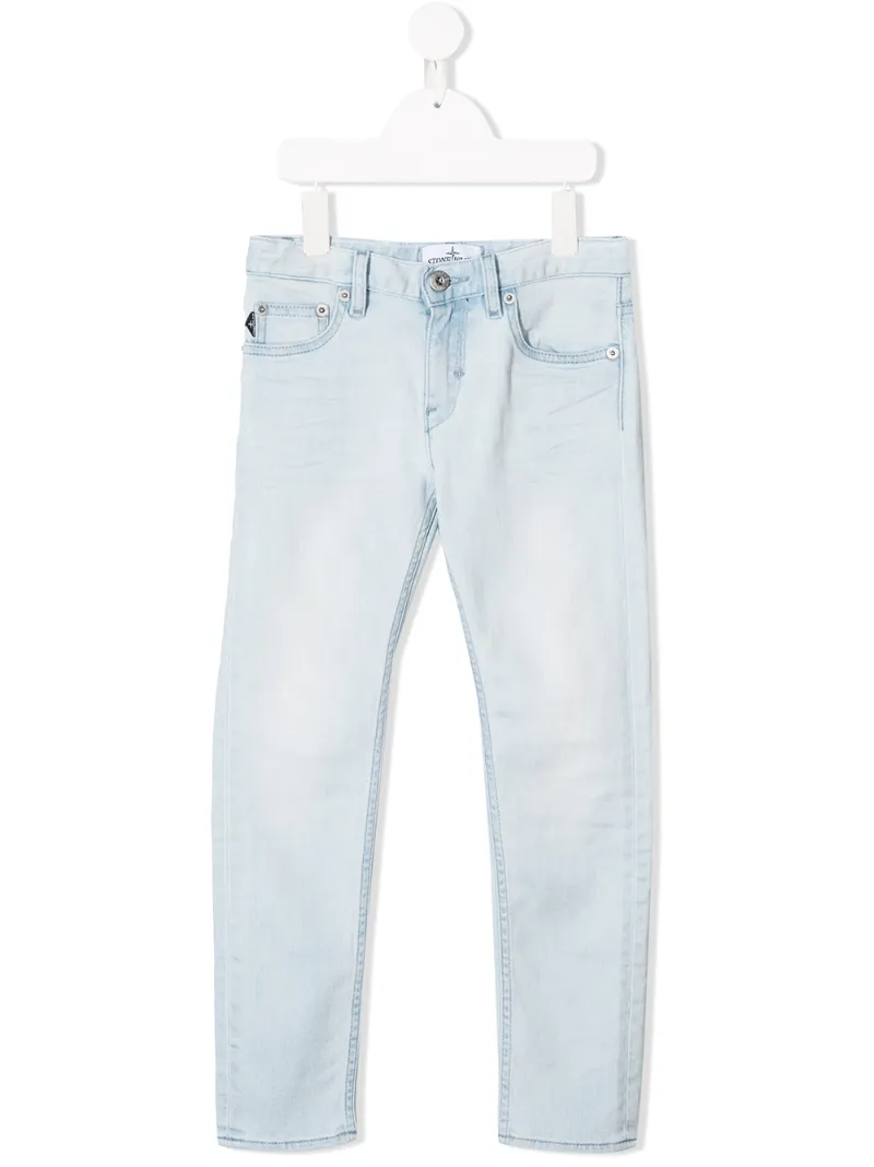 Stone Island Junior джинсы скинни