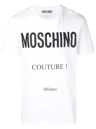 Tシャツ・カットソー MOSCHINO COUTURE Woman T-Shirt White 07160541 1001 13609804_31711189_322.jpg