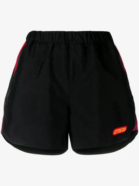 Heron Preston shorts con parche del logo
