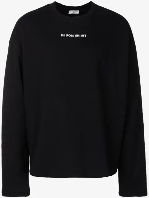 Ih Nom Uh Nit David Bowie print sweatshirt