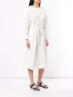 Jil Sander Navy فستان واسع بأكمام طويلة