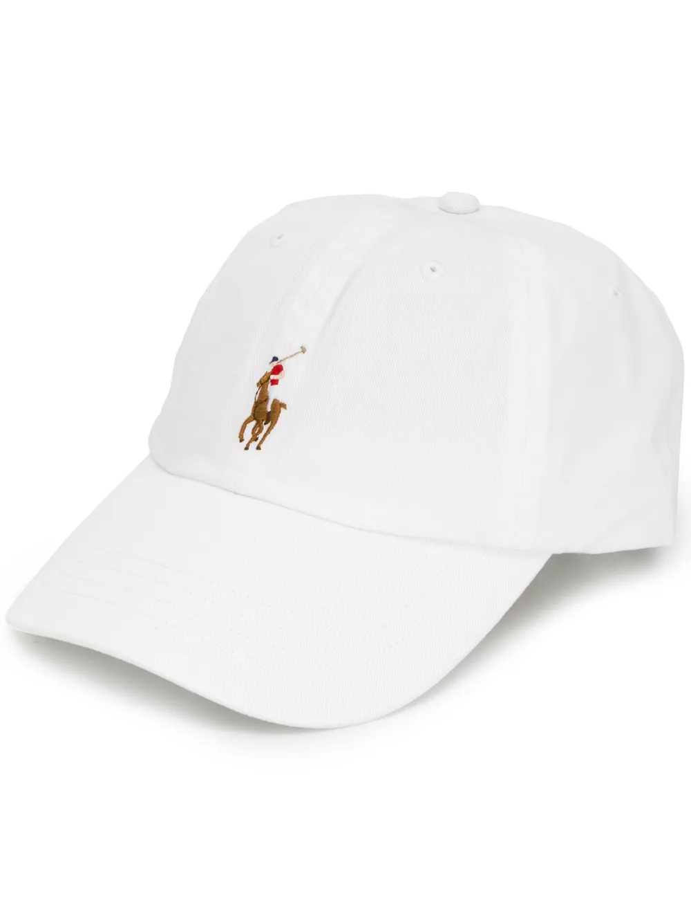 Polo Ralph Lauren Cappello da baseball con ricamo - Bianco