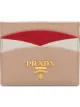 Image 1 of Prada logo-plaque panelled cardholder