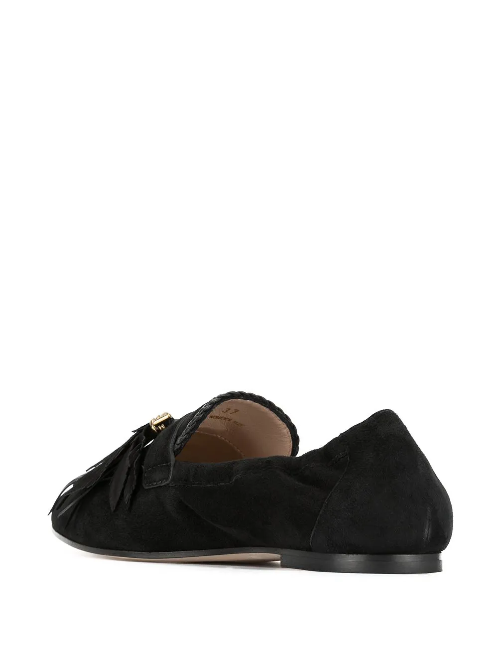 Tod's Loafers met veren Zwart