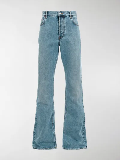 Balenciaga straight bootcut jeans blue 
