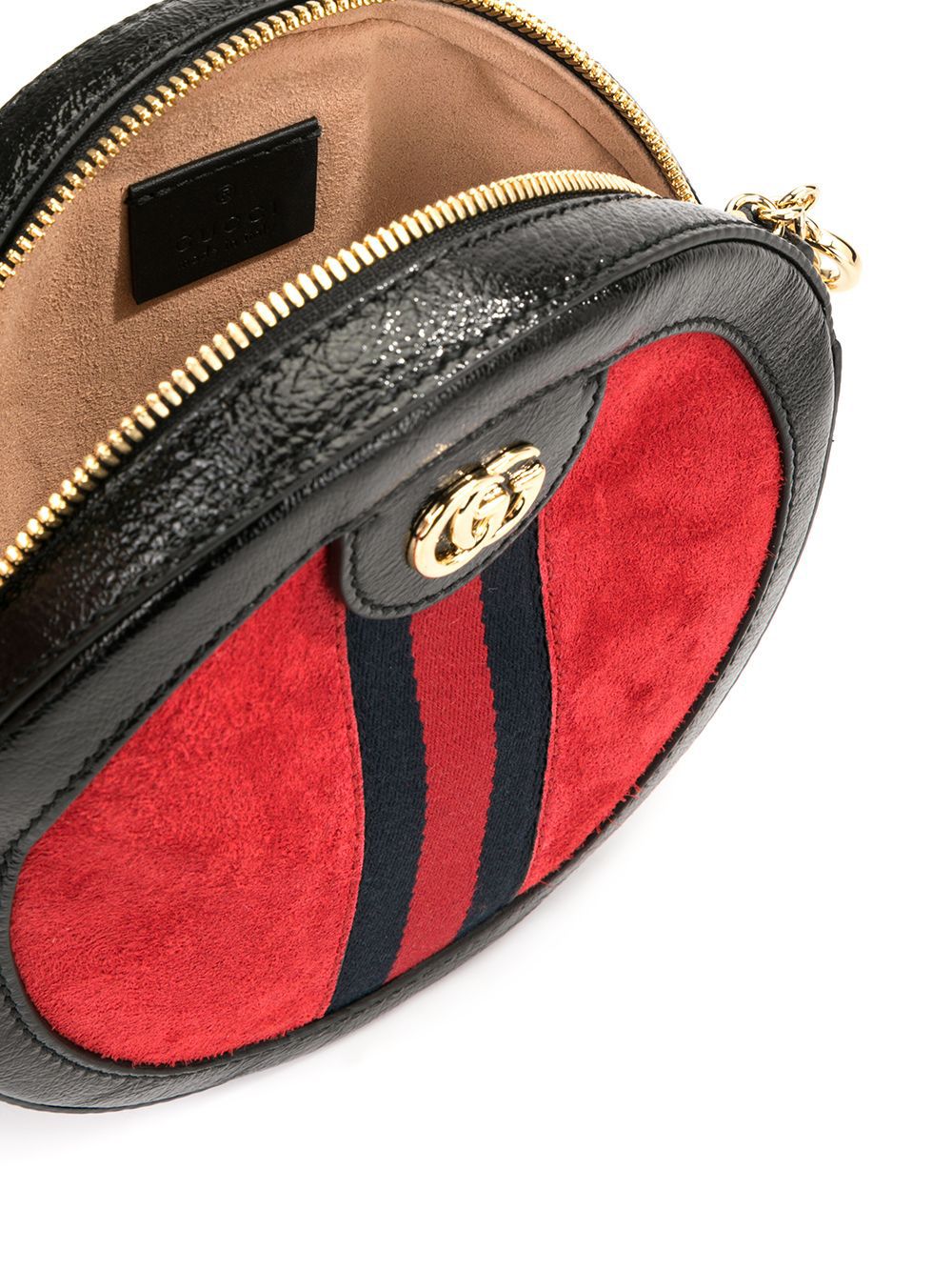 фото Gucci круглая мини-сумка на плечо ophidia