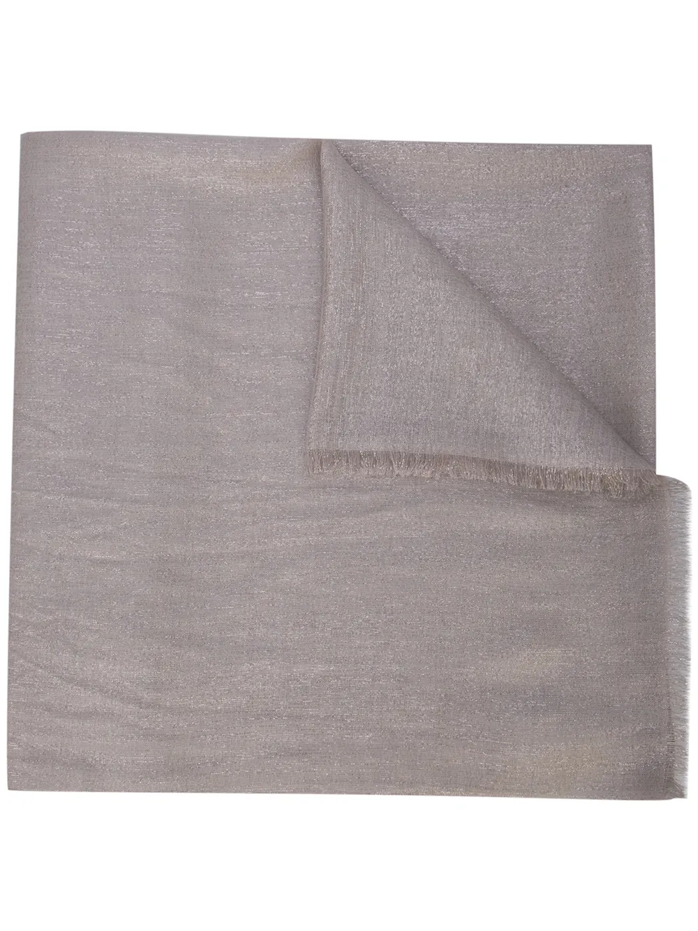 Brunello Cucinelli Schal mit Fransen - Nude