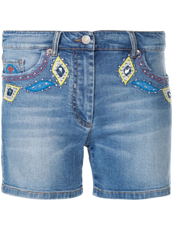 moschino denim shorts