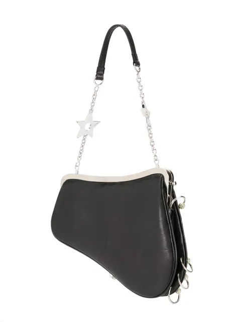 dior saddle mini white