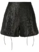 Image 1 of Olivier Theyskens metallic shorts