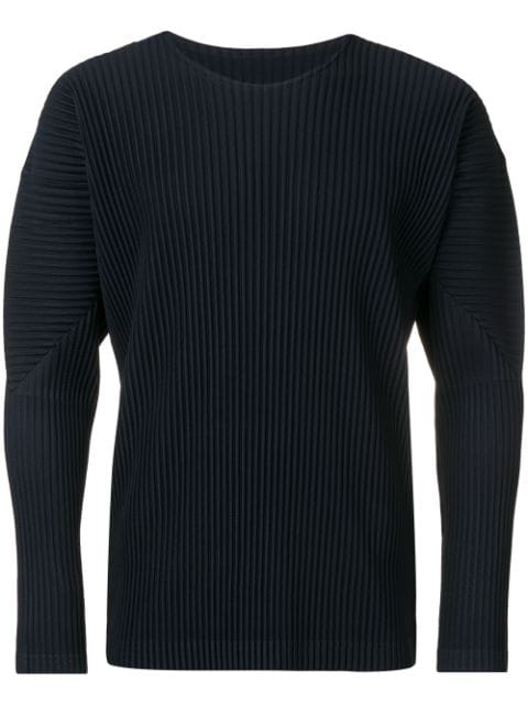 ISSEY MIYAKE RIBBED SWEATSHIRT