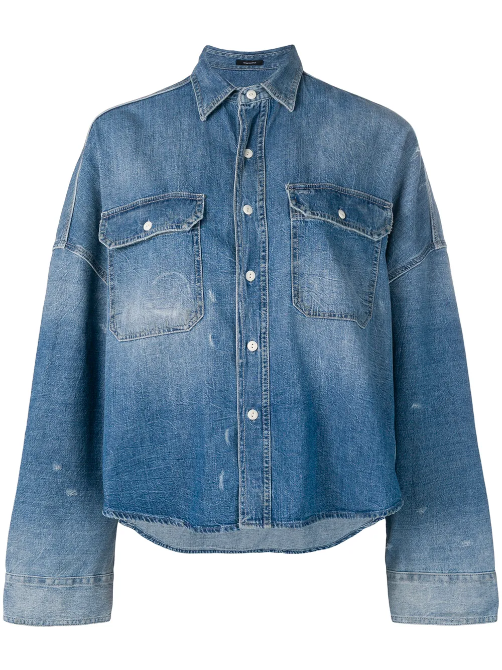 r13 oversized denim shirt