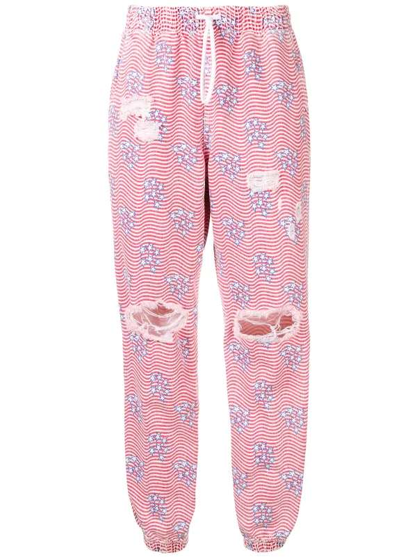 alexander wang stars and stripes joggers