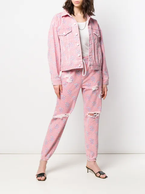 alexander wang stars and stripes joggers