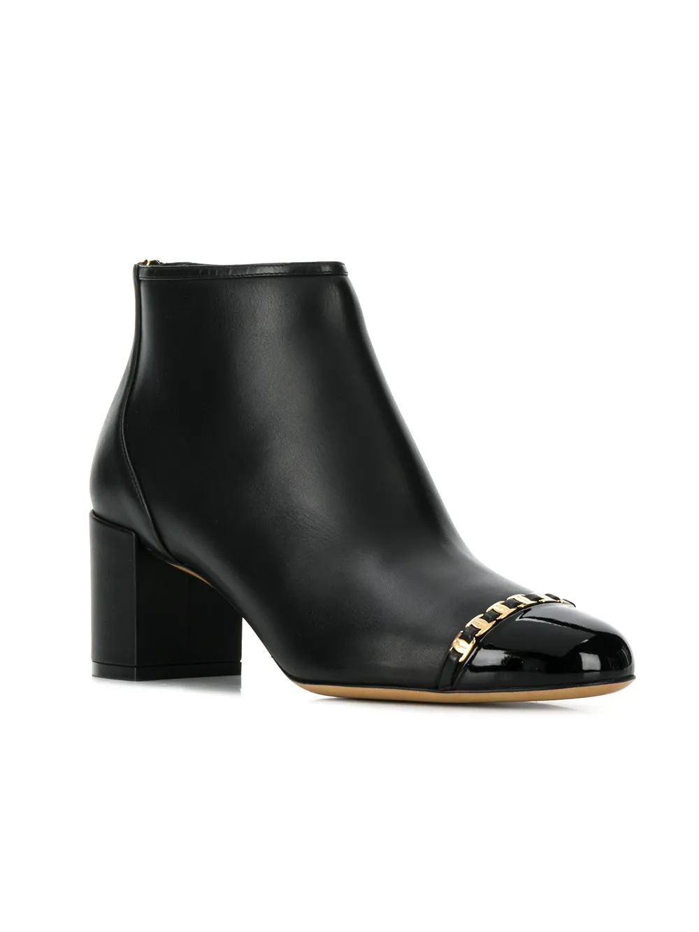 Ferragamo Vara Chain Detail Booties | Ankle Boots | Image 2