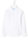 Lanvin Enfant ruffle panel shirt - White