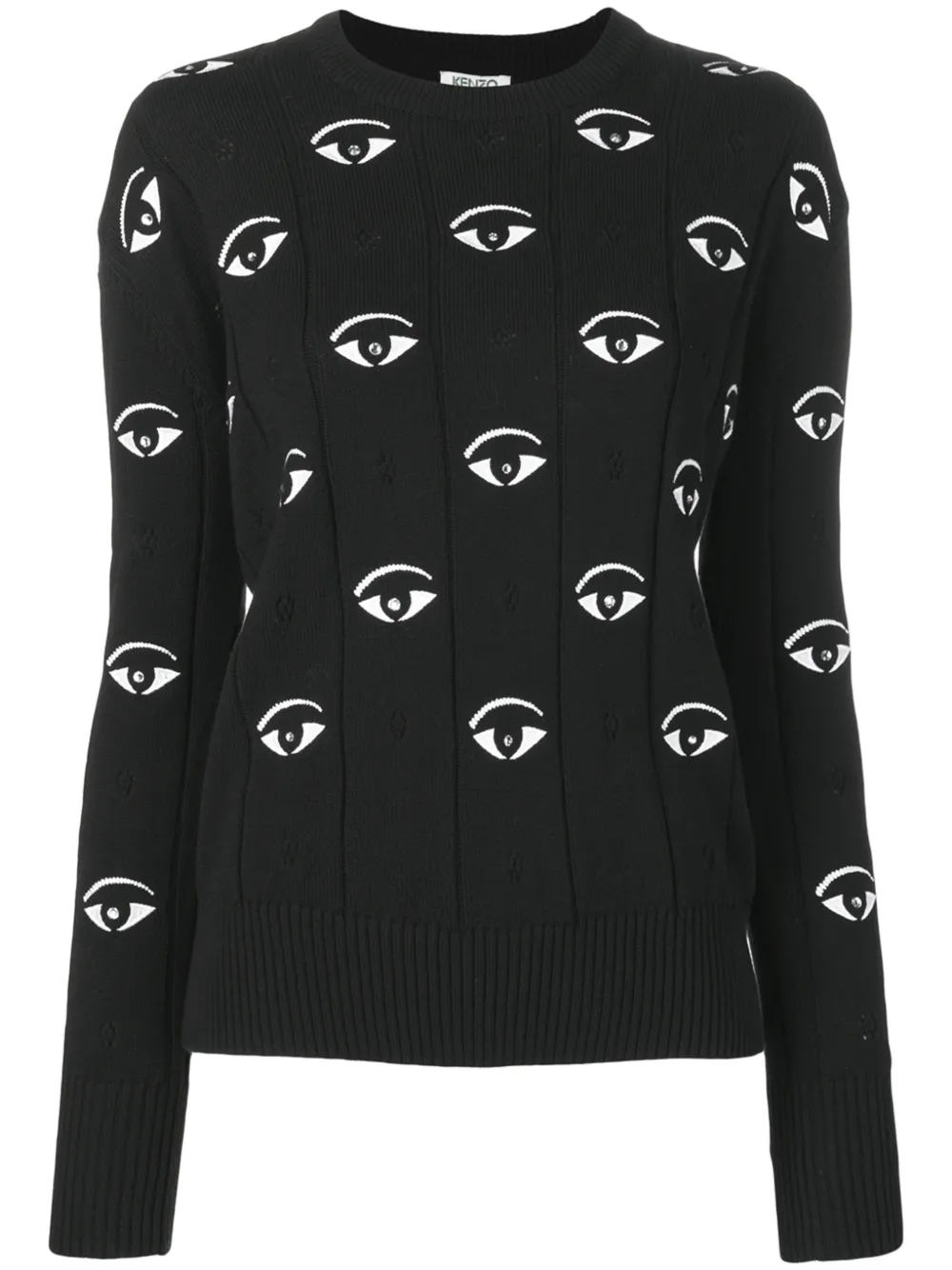 kenzo black eye jumper