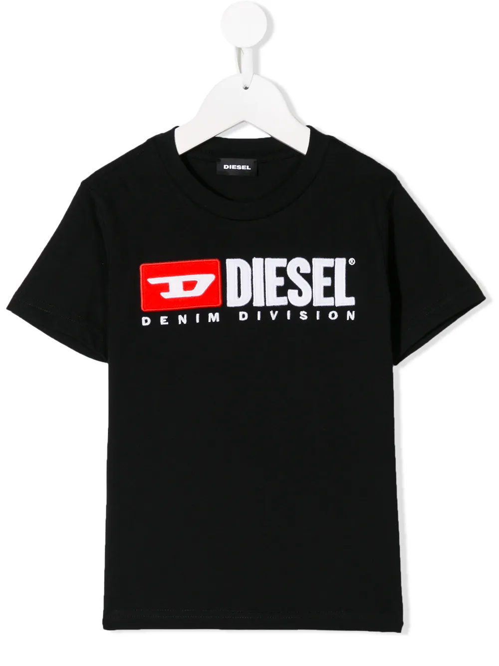 

Diesel Kids playera con logo en contraste - Negro