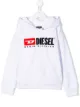 الصورة 1 من Diesel Kids كنزة بغطاء رأس وشعار متباين اللون