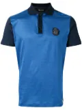 Billionaire logo patch polo shirt - Blue